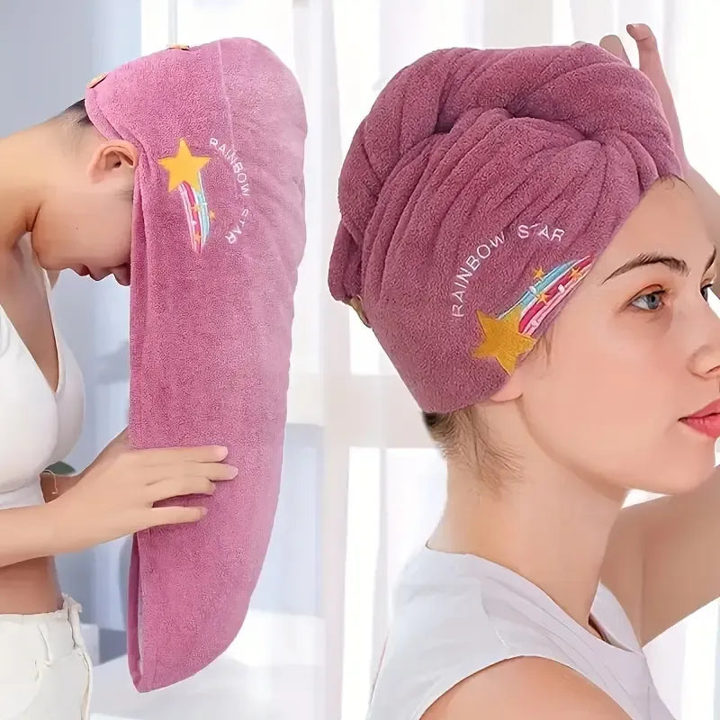 Quick-Dry Hair Towel Wrap