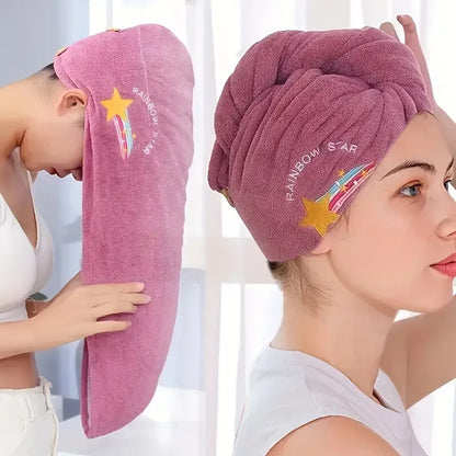 Quick-Dry Hair Towel Wrap