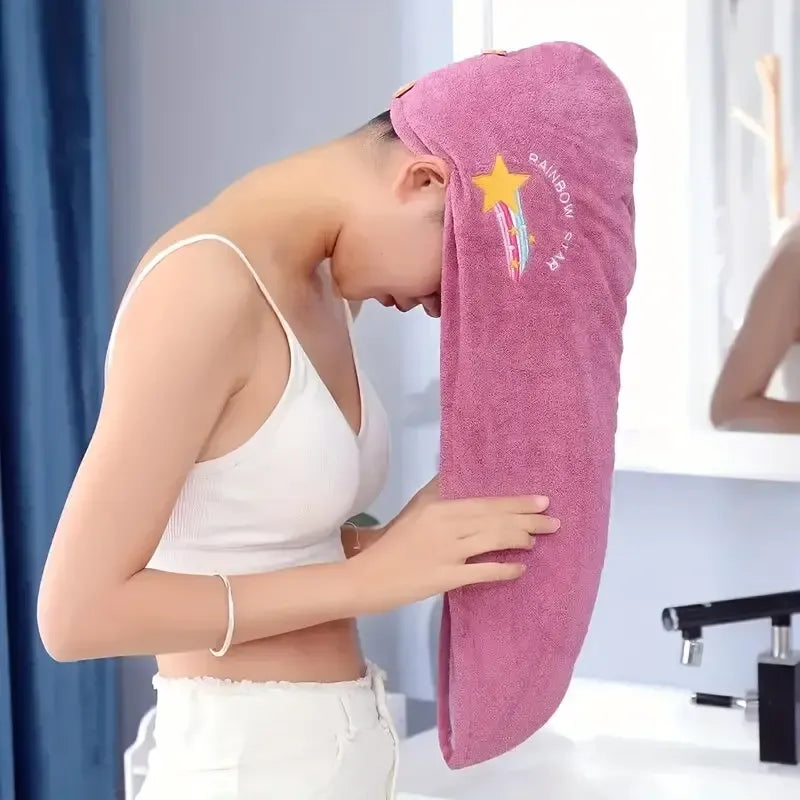 Quick-Dry Hair Towel Wrap